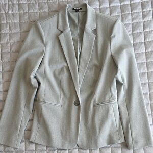 Express Light Gray Women's Blazer